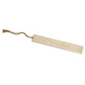 Rectangular Tassel Bookmark (6 1/2"x1") - Gold